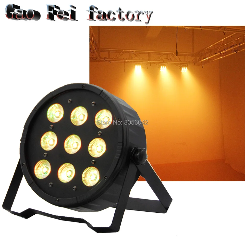 

9 led par stage light RGBW DMX Dream colour Wide use for Club Dj Home