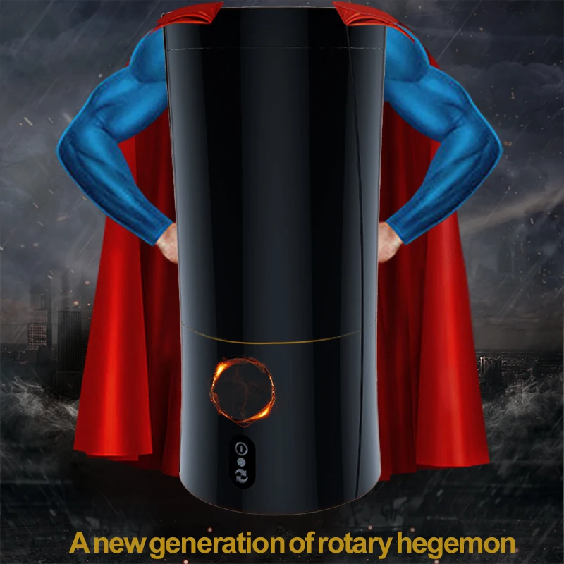 Automatic Strong Multiple Rotation Male Masturbator Electric Hands Free Aircraft Cup Voice Sex Machines Adults Sex Toys for Men