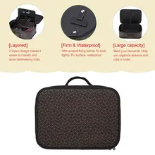 2 слоя Парикмахерские ножницы для волос сумка ножницы для стрижки волос Емкость Водонепроницаемый парикмахерский мешок для хранения