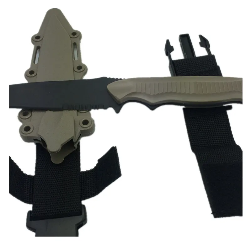 Military Enthusiasts Birthday Gift CS Cosplay Toy Sword Training Props First Blood 1:1 Tactical Knife Model Rubber Dagger