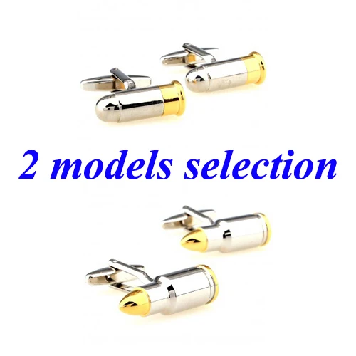 Fashion Siver Gold Bullet Cufflink Cuff Link 1 Pair Free Shipping Biggest Promotion | Украшения и аксессуары