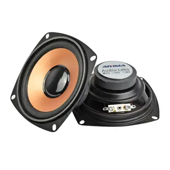

AIYIMA 2Pcs 4Inch 5W Subwoofer Speaker Woofer Loudspeaker Audio Stereo Column Mini Bass Loudspeaker DIY For Home Theater Audio