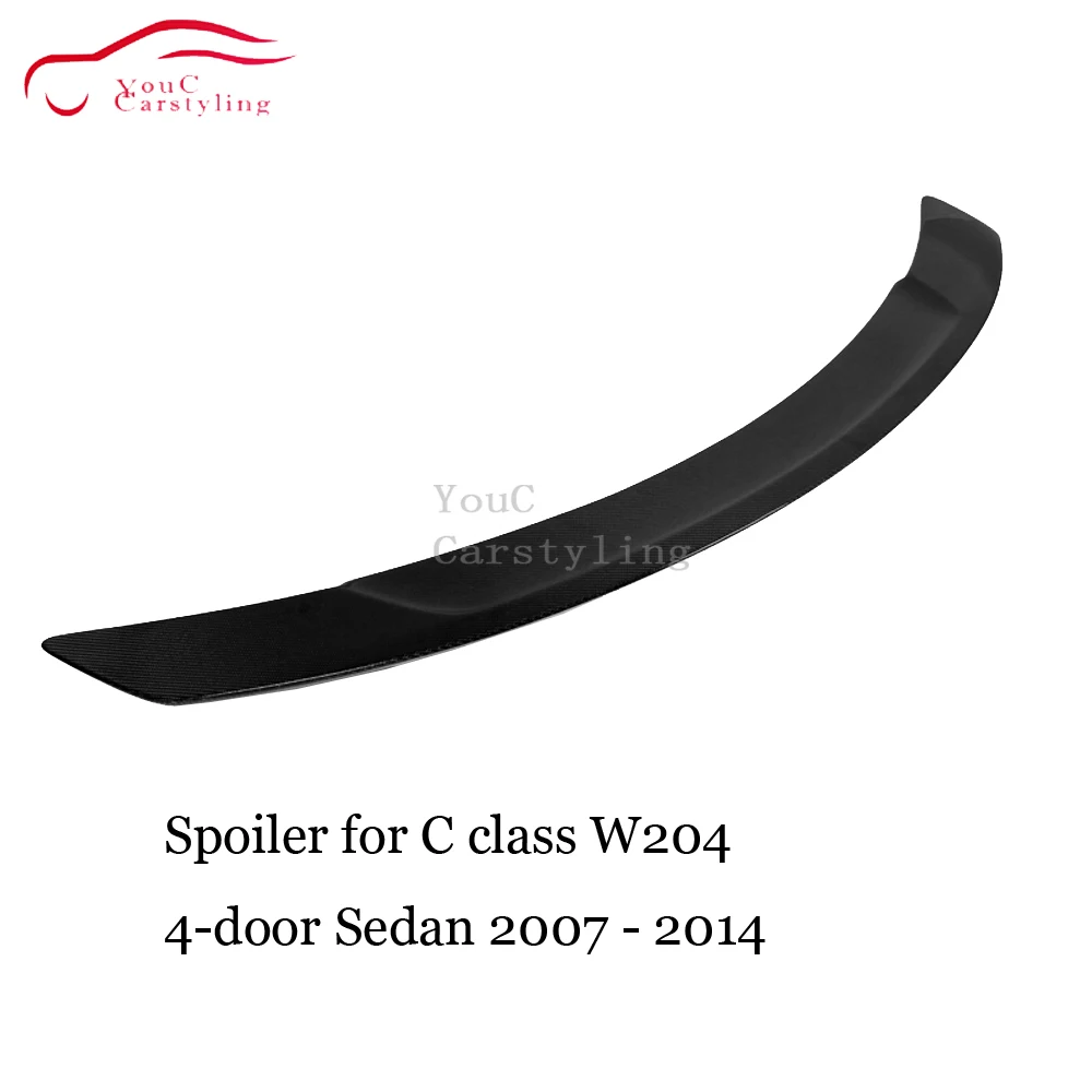 W204 спойлер из углеродного волокна C74/AMG/RT/R/V стиль задний багажник загрузки губы