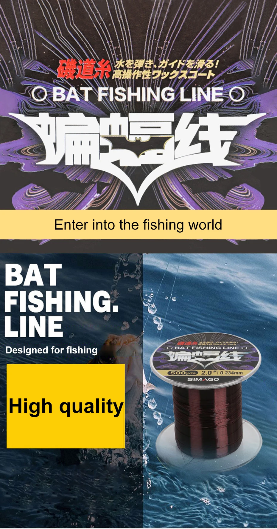 Monofilamento com Pvc Linha de Pesca Metros de Nylon Linha de Nylon Caixa de Pesca 457 M e 500 Super Forte Super Strong Japão 2 Cheap Linhas de pesca