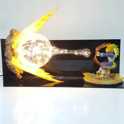 Dragon Ball Z Вегета Final флэш-фигурки героев светодио дный сцена аниме Dragon Ball Супер Вегета фигурка игрушка кукла подарок