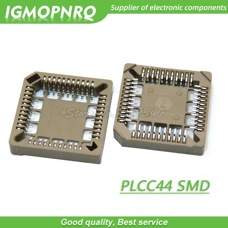 10 шт. PLCC44-SMD IC Разъем, PLCC44 Гнездо Адаптера, 44 Pin PLCC PLCC-44 конвертер