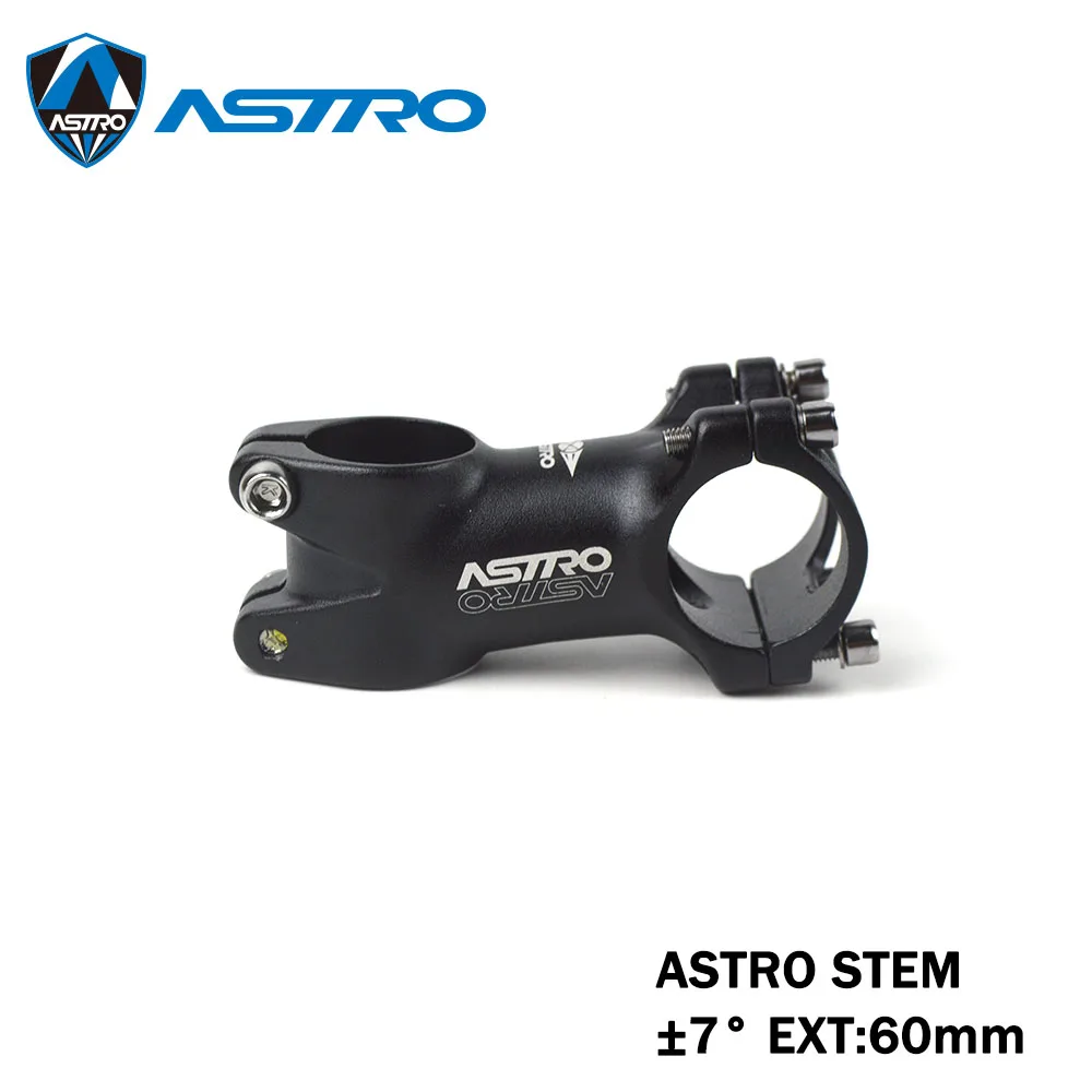 ASTRO велосипедный стержень EXT35 60 80 90 100 мм Высокопрочный легкий 31,8 мм стержень для XC AM MTB Горный шоссейный велосипед части велосипеда