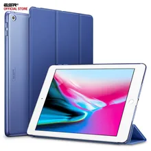 Чехол для iPad 9,7, цветной чехол ESR Yippee из искусственной кожи+ ультратонкий светильник, чехол для задней панели ПК для нового iPad 9,7