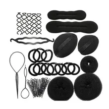 Волшебная стильная клипса для волос, набор инструментов, подушечки, губка, заколки для волос, булочка, Пончик, аксессуар для укладки