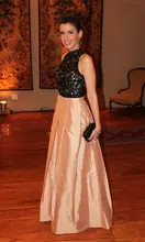 Elegant Evening Dresses 2016 Sexy Party Celebrity Formal Prom Gowns Kaftan Hijab Lace Taffeta Long Real Life Robe De Soiree