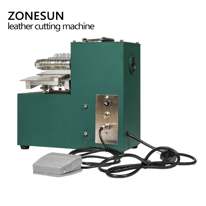 ZONESUN V01 одноголовочный резак для кожи режущий Мешок обуви прямой бумаги
