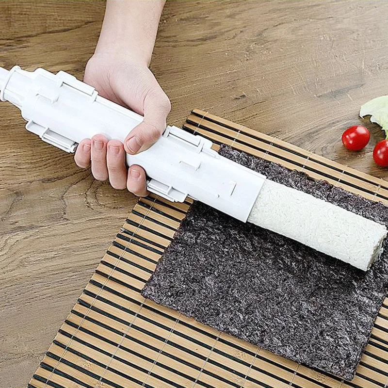 

Sushi Maker Roller Roll Mold Sushi Roller Kitchen Tools Bazooka Rice Meat Vegetables DIY Sushi Making Machine