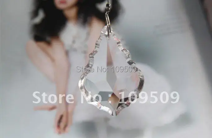 

Free Shipping,High quality 63mm Clear French Cut Crystals Prisms Baroque Chandelier Parts