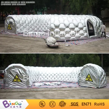 

nflatable Silver tunnel/large inflatable tunnel in silver with high quality BG-A0169 toy tents