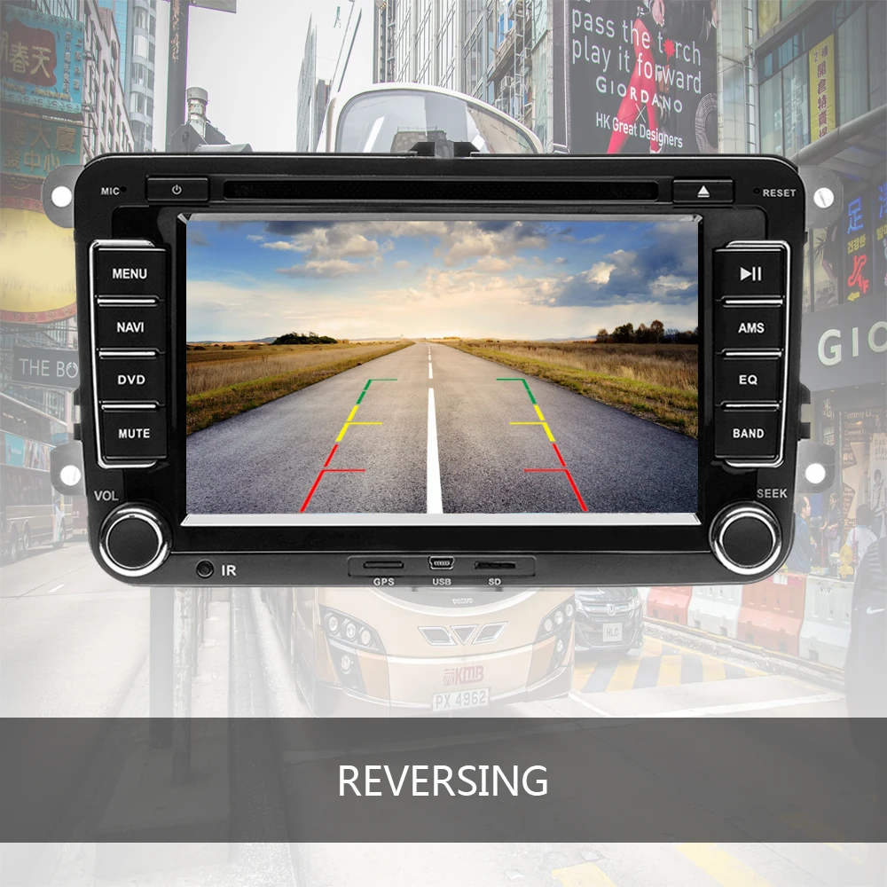  Podofo Auto Multimedia-player 2 Din Auto DVD GPS 7 