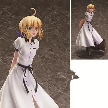 

24cm Saber Fate Stay Night Arturia Pendragon Aniplex Saber Journey to England ver FGO action figure model toys