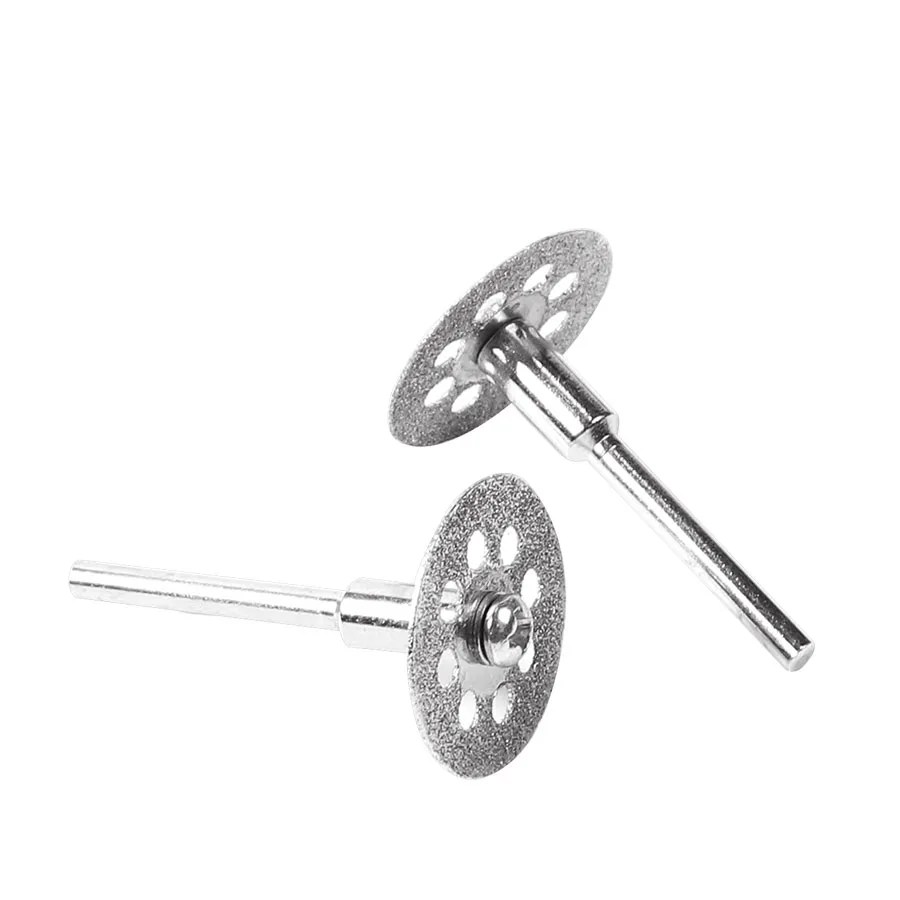 HILDA-10pcs-set-22mm-Mini-Saw-Blade-Silver-Cutting-Discs-with-2X-Connecting-Shank-for-Dremel (2)