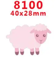 8100 30 шт. с героями мультфильмов плоское украшение из смолы PR 7037 - Цвет: 8100
