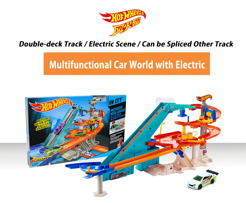 Подлинный спортивный костюм для автомобиля Hotwheels, спортивный костюм brinquedo Educativo, автомобильный трек, захватывающее купе, горячие колеса, трек CDR08, игрушки для детей