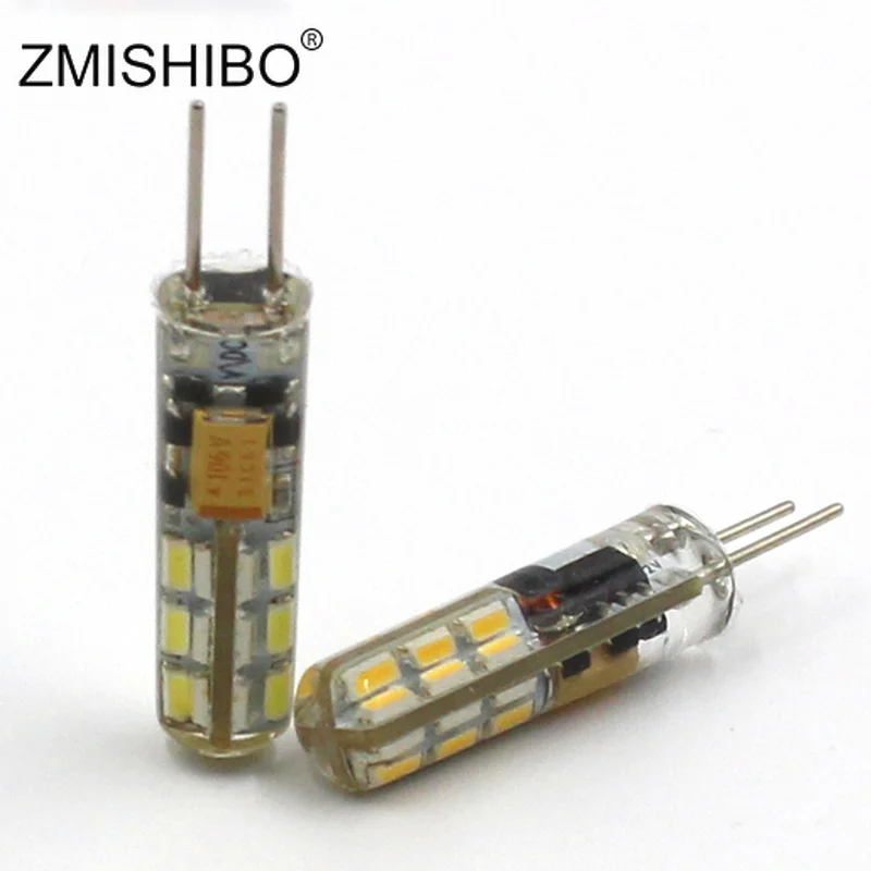 ZMISHIBO 5 шт./лот сверхъяркая силикагелевая Светодиодная лампа G4 с регулируемой