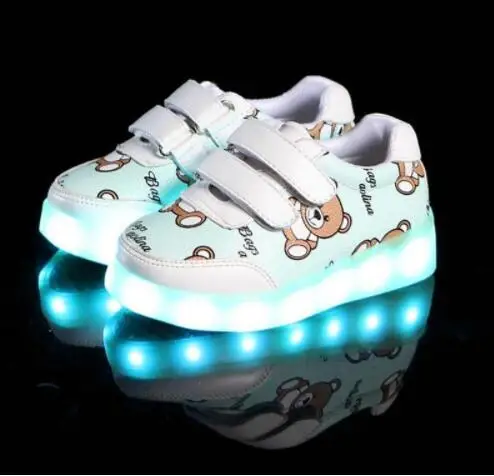 أطفال متوهجة مضيئة قاد طفل الأطفال أحذية رياضية للفتيات usb سلة مع تضيء عارضة الفتيان الإضاءة الوحيد