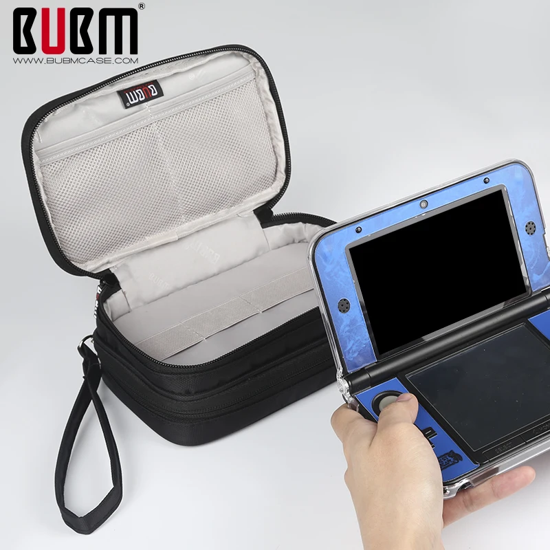 BUBM 3DS/3DS XL/New 2DS XL Double Compartment Storage Case, Protective