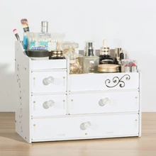 drawer style cosmetic storage box/hollow waterproof moisture flame retardant jewelry racks