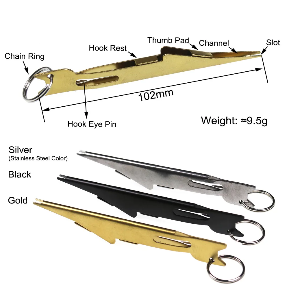 Bimoo Fly Fishing Nail Knot Tyer Fishing Fly Hook Knot Tool with