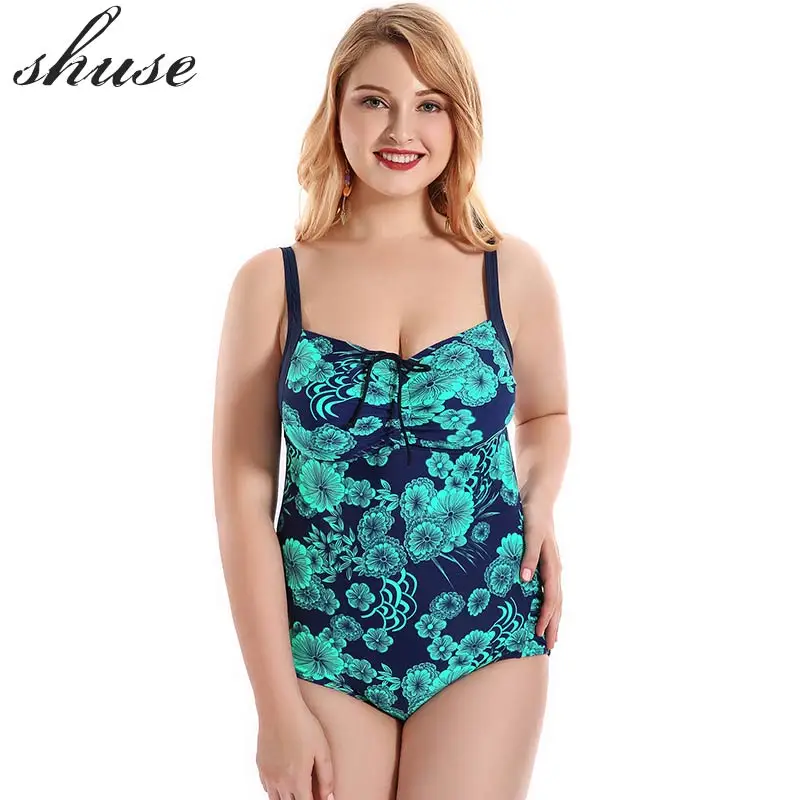 

6XL-10XL Plus Size One-Piece Swimsuit Women's Backless Bodysuit Swimwear Femme Monokini Beach Wear Large Size Bathing Suits