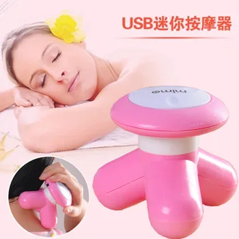 

Mini Portable Head Full Body Massager Electric Handled Wave Vibrating Massager head massager USB Battery