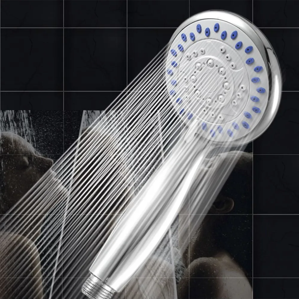 1 шт. серебряный цвет хром душевая головка 3 режима функция спрей анти-известковый налет ручной домашний ванная комната водосберегающий аксессуар