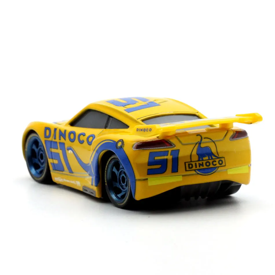 Disney Pixar Cars 3 Lightning McQueen Jackson Storm Dinoco Cruz Ramirez 1:55 литье под давлением металлические игрушки модель автомобиля подарок на день рождения для детей