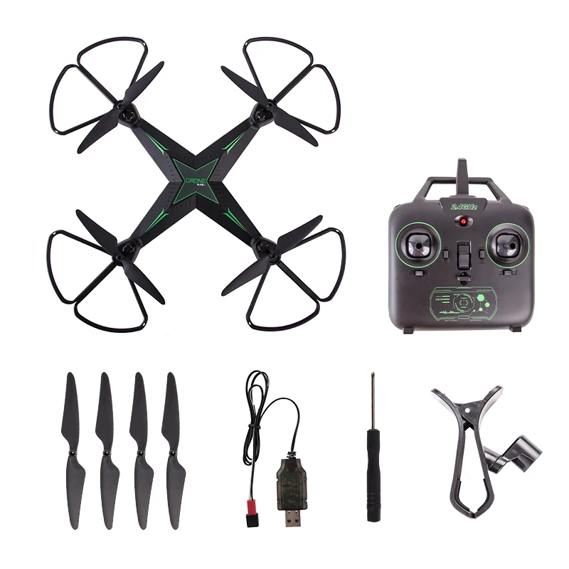 

2018 New RC Aircraft Portable Wide Angle Lens HD Camera Quadcopter RC Drone WiFi FPV Live Helicopter Hover Easy To Control