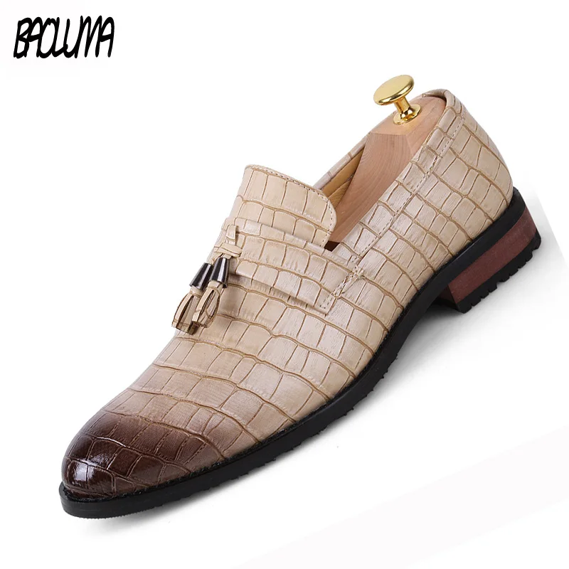 

Pointed Toe Formal Shoes Man Pu Leather Oxfords 2018 Spring Italy Dress Shoes Business Wedding Male Shoes Large Sizes Yasilaiya