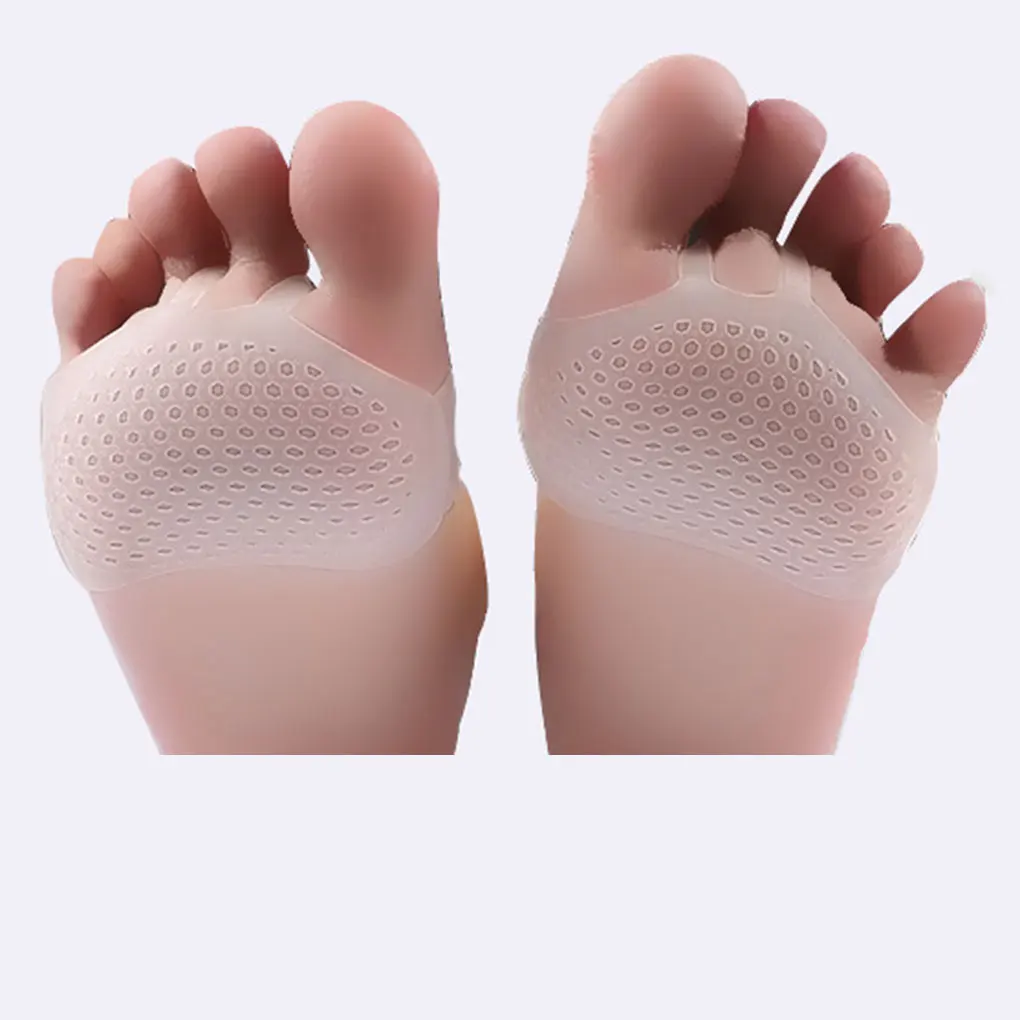 Pair of forefoot pads 1 pair bunions treatment corrector silicone forefoot pad big toe separator sleeve