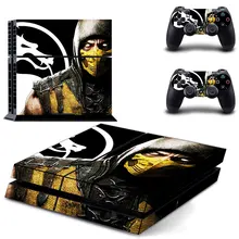 Игра Mortal Kombat PS4 наклейка для sony playstation 4 консоль и 2 контроллера кожи PS4 наклейка виниловый аксессуар