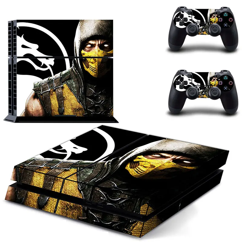 

Game Mortal Kombat PS4 Skin Sticker Decal for Sony PlayStation 4 Console and 2 Controller Skin PS4 Sticker Vinyl Accessory
