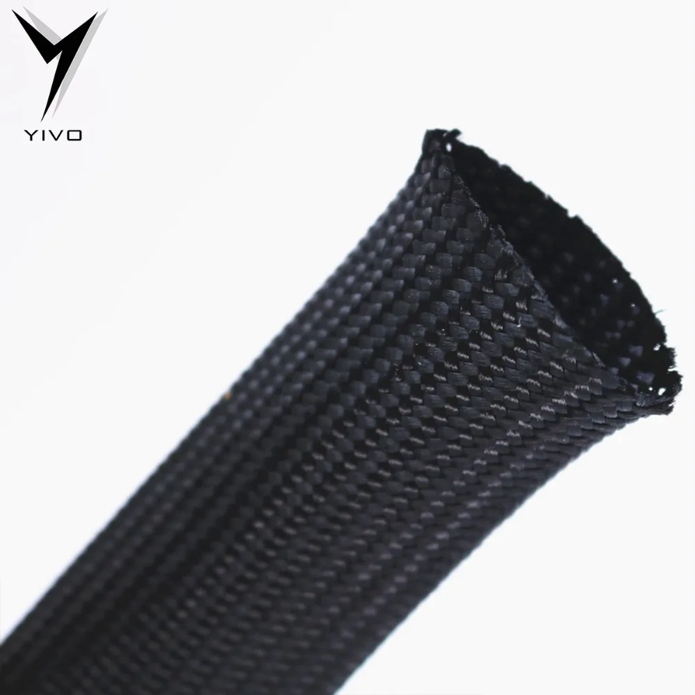  10 meters 5mm 8mm 15mm 20mm 25m black cotton speaker special shock absorber braided sleeve cable sl