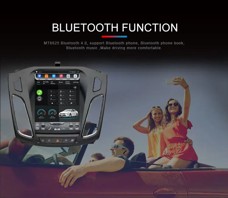 Flash Deal Besina 10.4 inch Android 6.0 Car Radio For FORD ROCUS 2012-2015 Multimedia Player GPS Navigation 2G+32G Stereo Auto Audio 10