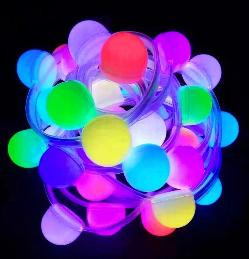 Диаметр 40 мм Доступно 30 пикселей (90 светодиодов)/5 м WS2811 RGB smart pixel ball