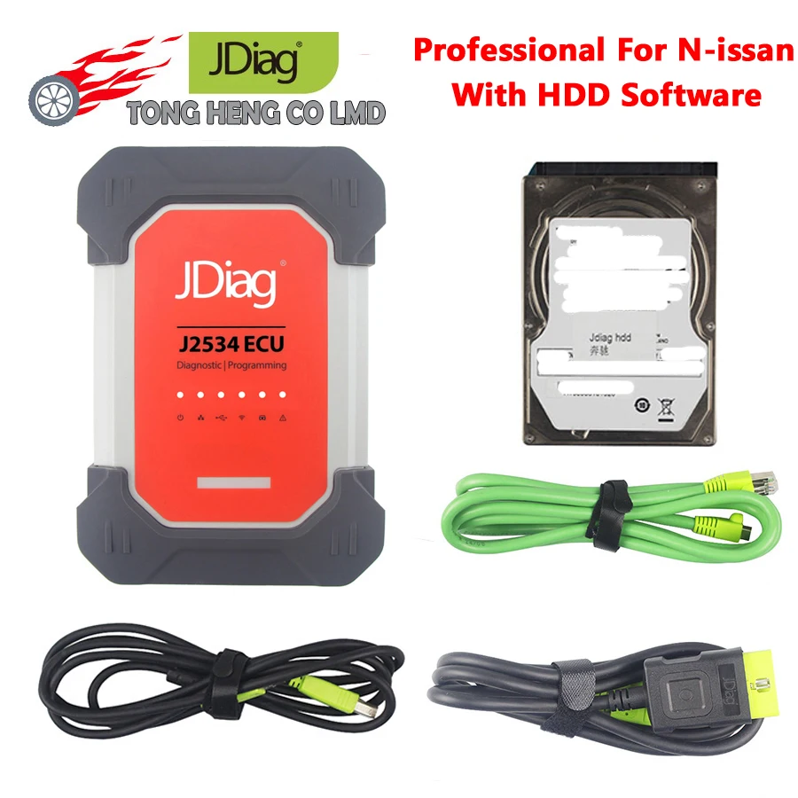 

Original JDiag Elite II Pro For N-issan Auto Diagnostic Tools&ECU Programming JDiag J2534 With Wifi Function