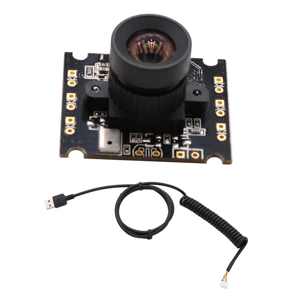

High Speed 60fps 1920 x 1080P Full HD Webcam OTG UVC Plug Play Driverless 2MP USB Camera Module with Coiled USB Cable