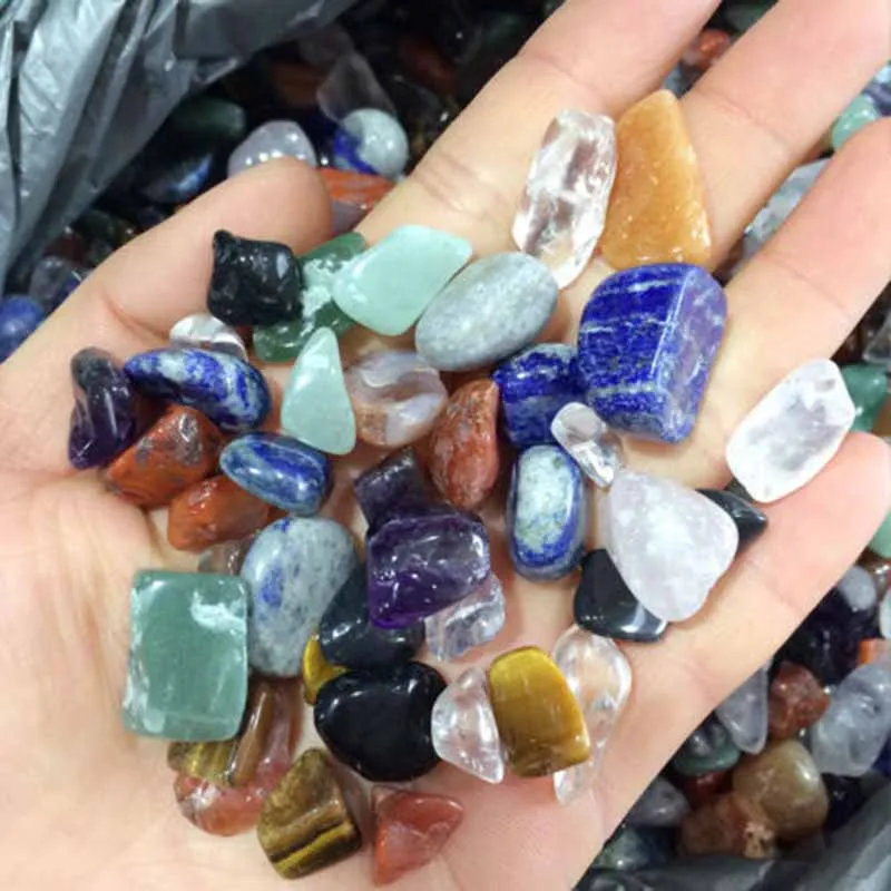 

Maytir 50g/100g Natural Colorful Quartz Crystal Mini Stone Rock Chips Healing Specimens DIY Accessory