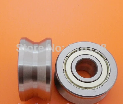

LV20/10 V groove deep groove ball bearing 10x30x14mm Traces walking guide rail bearings ABEC5
