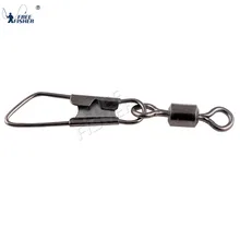 100 шт./лот, нержавеющая сталь, Вертлюг, 4#, твердое кольцо, разъём для катания, рыболовные крючки, аксессуары застежки, anzuelos de pesca