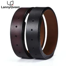 LannyQveen чистая воловья кожа ремень 3,3 см без пряжки натуральная кожа ремни с отверстиями высокое качество LannyQveen чистая воловья кожа ремень 3,3 см без пряжки натуральная кожа ремни с отверстиями высокое качество