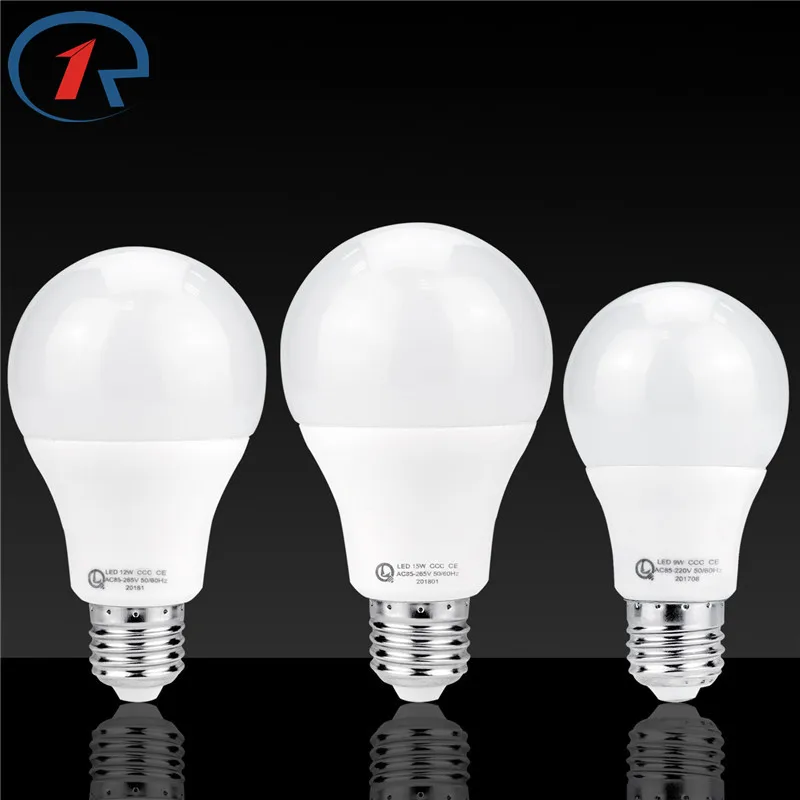 Светодиодная лампа ZjRight E27 85 240 в 5/7/9/12/15 Вт|real power|smart iclampada led |