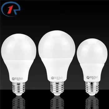 

ZjRight LED Bulb Lamp E27 85V-240V Light Bulb Smart IC Real Power 5W 7W 9W 12W 15W High Brightness Lampada LED lighting Bombilla