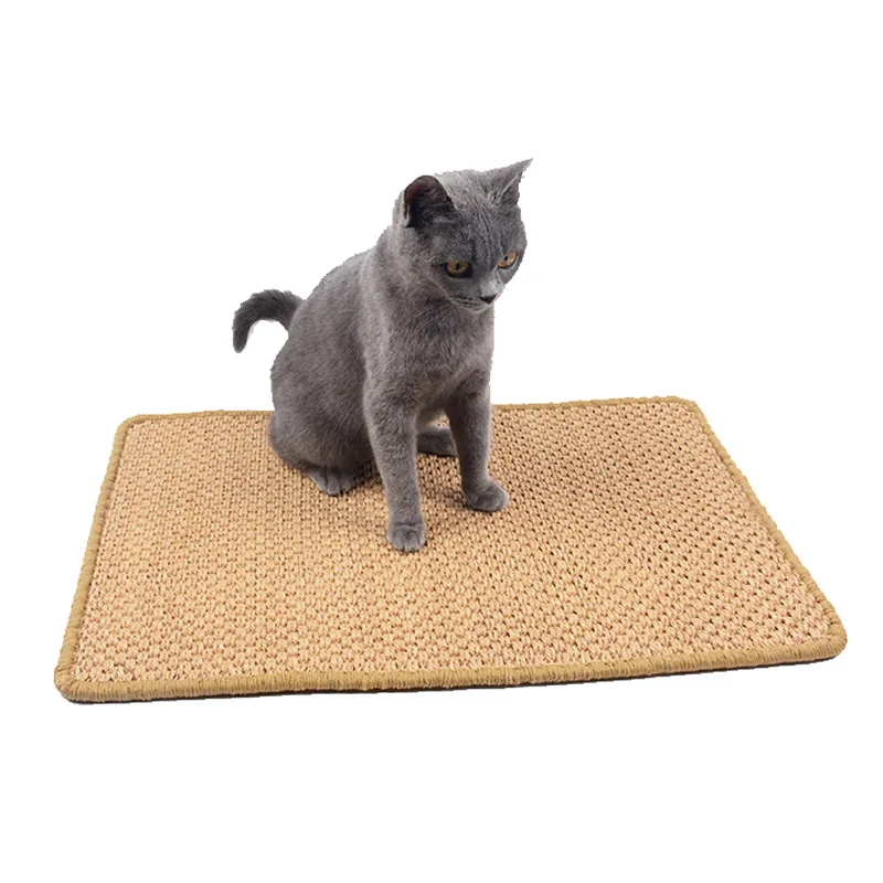 Mrosaa 40x60 см Когтеточка из сизаля для кошек доска коврик игрушка скалолазание