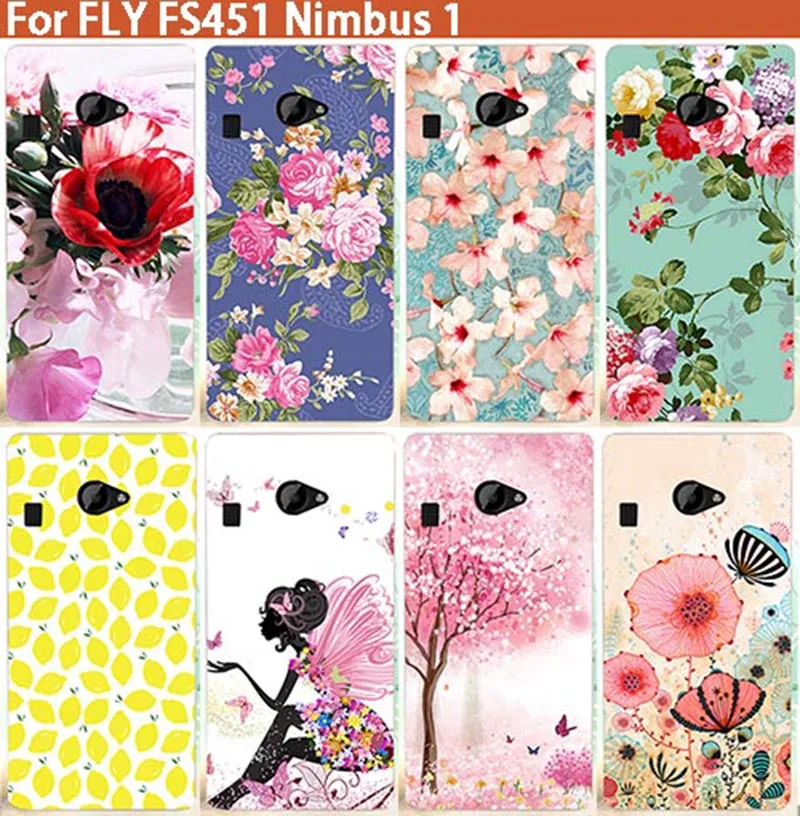 

Hard pc Painted case For Fly Nimbus 1 FS451 High Quality new Styles cover For Fly FS451 Nimbus 1 FS 451 Protector case